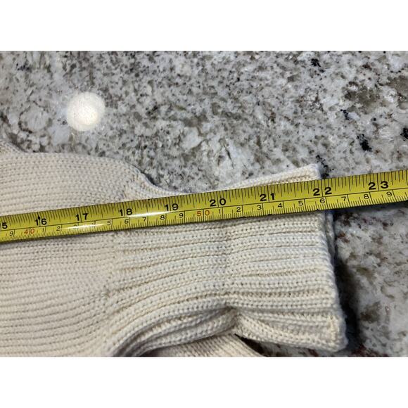 1960’s Burean Letterman Cardigan Sweater Size 36 Cream/Red PHS Band - Picture 13 of 16